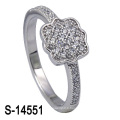 Bague de mariage en argent sterling 925 (S-14551. JPG)